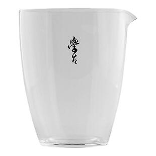 不二学古茶具丨公道杯 时尚简约透明高硼硅玻璃茶海匀杯分茶器