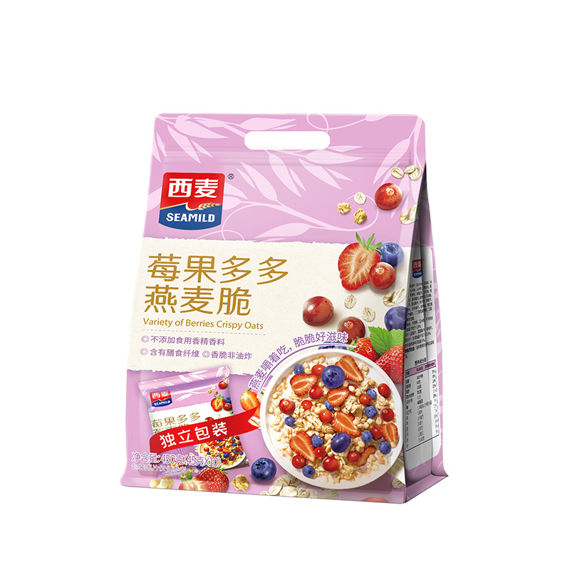 西麦水果燕麦脆450g袋装