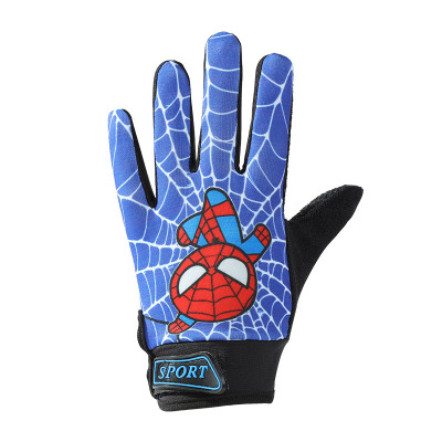 小孩透气防滑轮滑全指骑行手套