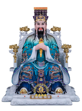 汉白玉四御大帝后土娘娘神像摆件