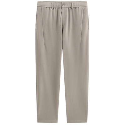 【商场同款】太平鸟男装 冬季新款潮流卡其锥形休闲裤B1GBF4473