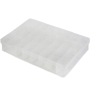 零件盒电子元器件透明多格大小螺丝储物箱分类格子样品塑料收纳盒