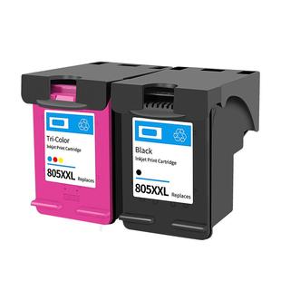 适用惠普805墨盒可加墨HP DeskJet 1210 1212 2330 2332 2720 2721 2722 2723 2729打印机墨盒黑色彩色连喷