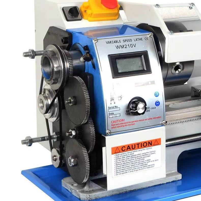 工厂直销WM210V小型车床多功能微型仪表金属机床家用小高精度切削