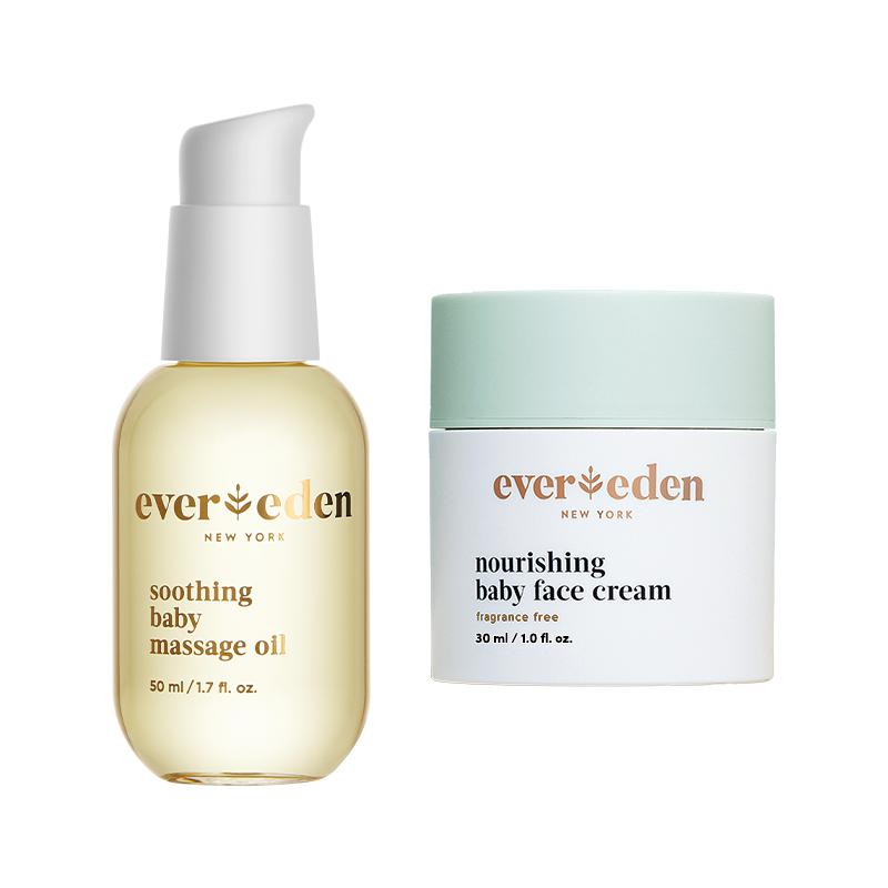 【自营】Evereden安唯伊尝鲜套组高保湿面霜30ml+抚触油50ml