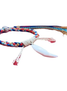 柏亦珠宝藏式手绳真狗牙手工手链