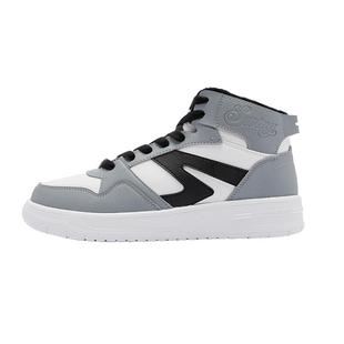 乔丹男鞋高帮板鞋加绒保暖2025冬季新款棉鞋雪地靴厚底增高鞋子男