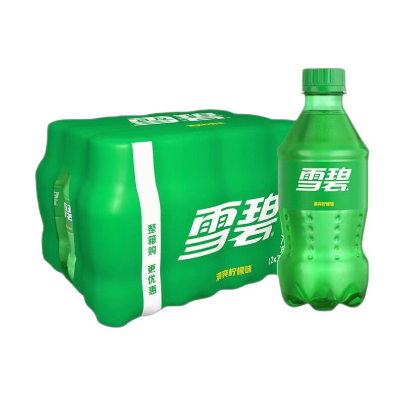 可口可乐含糖雪碧300ml*12瓶