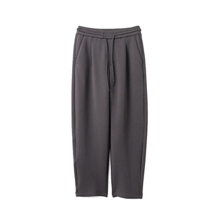 梦中情裤 秋冬男士简约直筒卫裤运动裤 男款慵懒松弛感裤子休闲裤