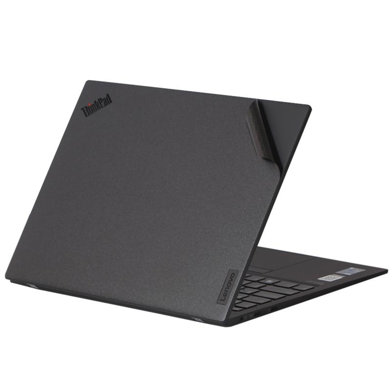 适用联想ThinkPadX1系列Carbon/Nano笔记本Yoga电脑Gen贴膜T14sX13E15纯色2025款机身外壳贴纸黑色磨砂保护膜
