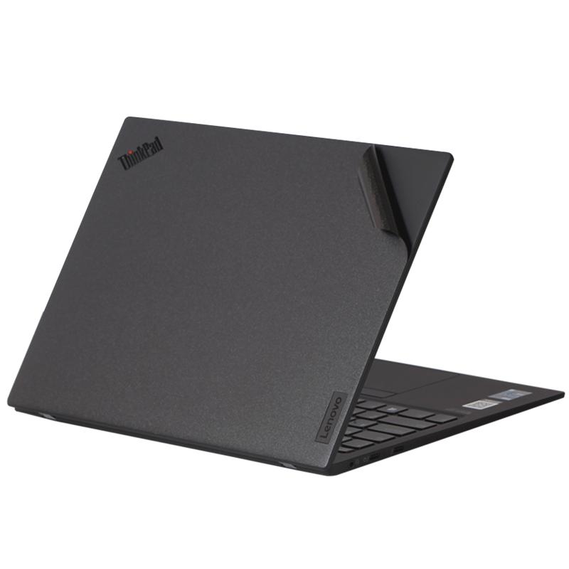 适用ThinkPad联想X1系列Carbon/Nano笔记本Yoga电脑Gen贴膜T14sX13E15纯色2024款机身外壳贴纸黑色磨砂保护膜