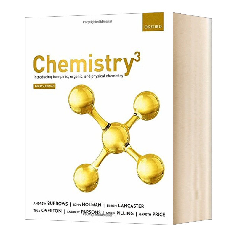英文原版 Chemistry 3 化学3 无机化学 有机化学和物理化学的引入 英文版 进口英语原版书籍