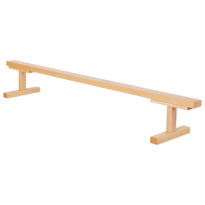 感统训练平衡木蓝丰木制独木桥