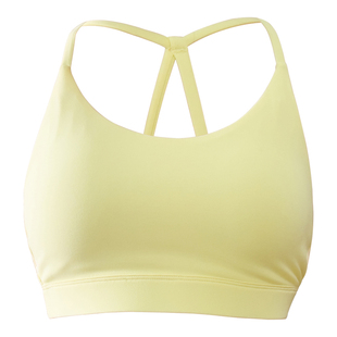 蓝小可Blue运动内衣细肩带瑜伽服三角美背健身背心U领聚拢文胸女