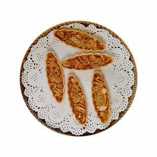 纯手工日式北海道风味焦糖杏仁糯米船孕妇休闲零食薄脆船形饼干