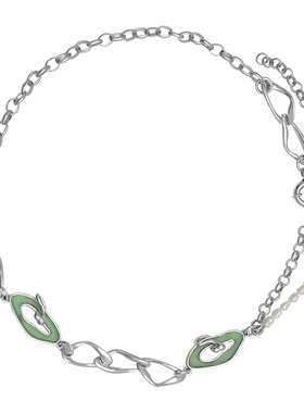 初懂铜镀项链女轻奢锁骨项链