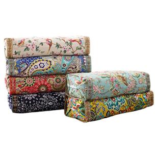 全苦荞麦壳宫廷调节枕头纯棉布仿古保健颈椎成人乔皮高硬厚方枕芯