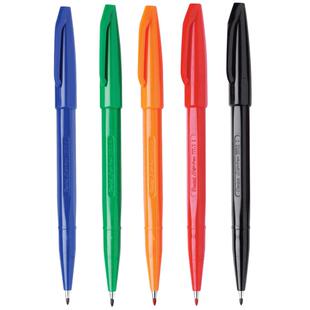 日本pentel派通S520速写笔绘图笔建筑设计构图草图笔勾线笔签字笔硬笔书法笔漫画纤维笔动漫设计手绘笔勾边笔