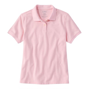 L.L. Bean宾恩女士POLO衫高尔夫球衫T恤短袖半截袖棉质透气春夏季