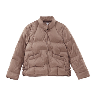 妈妈冬装短款羽绒服外套阔太太高贵洋气棉袄中老年秋冬季新款棉衣