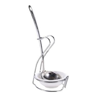 不锈钢汤勺架托餐厅挂勺子架火锅店勺架漏勺架火锅汤勺漏勺套装架