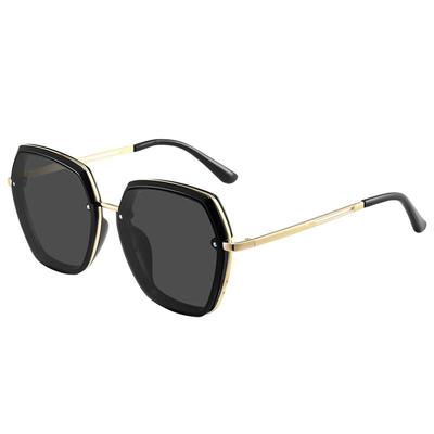 gm墨镜大脸偏光高级女