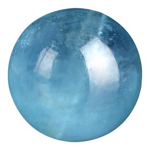 天然海蓝宝6A冰种diy润蓝圆珠散珠单颗多宝水晶手链项链佛珠配件