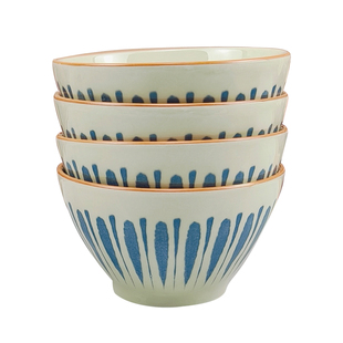 景德镇陶瓷饭碗盘子家用2026新款吃饭碗日式餐具复古汤碗面碗汤盆