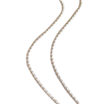 泰福银S925纯银钻石链女爆闪