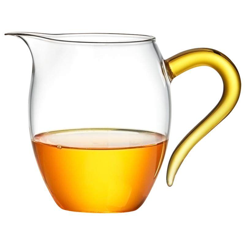 玻璃公道杯耐高温加厚分茶器茶道高硼硅泡茶海过滤功夫茶具三件套