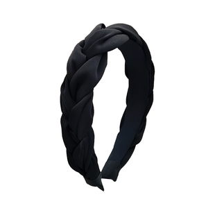 麻花辫子发箍今年流行的简约复古港风时尚发卡大脸显小布艺头箍