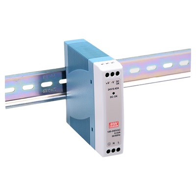 明纬MDR-10薄型导轨式开关电源