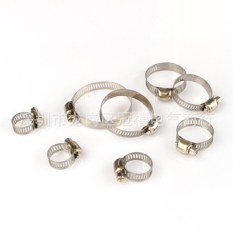 80/81PCS卡箍抱箍盒装美式不锈钢喉箍箍圈水管软管箍圈管夹