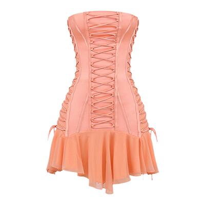 HouseofCB束腰抹胸连衣裙