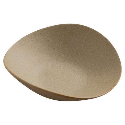 陶瓷原土不规则沙拉碗深盘复古甜品碗无釉钵碗凉菜碗装菜碗西餐碗