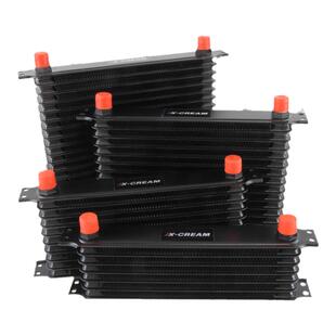 汽车通用日式机油散热器 变速箱油冷却器7 10 15排日式油冷器单件