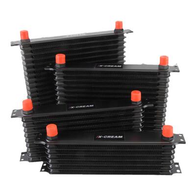 汽车通用日式机油散热器 变速箱油冷却器7 10 15排日式油冷器单件