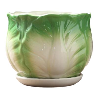 发财树花盆陶瓷客厅绿萝虎皮兰吊兰蝴蝶兰花盆家用特大号特价清仓