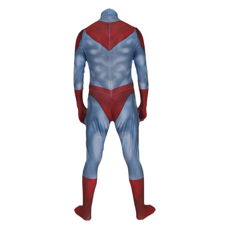 男款成人儿童地球超人角色扮演连体紧身衣Captain Planet Cosplay