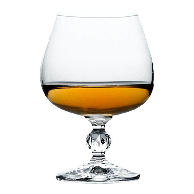 捷克进口水晶玻璃家用白兰地杯