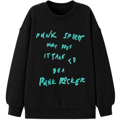 字母卫衣PEACEBIRD/太平鸟