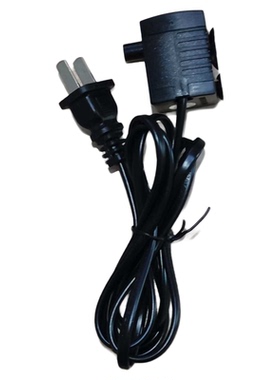 工艺品喷泉鱼池配件2W2.5W3W5W静音耐用水泵循环12彩灯雾化加湿器