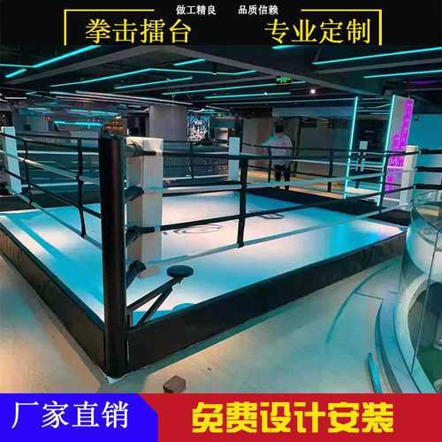 拳击台散打擂台比赛标准台式八角笼武术训练围栏综合格斗搏击台子
