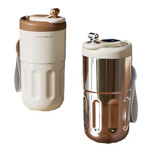 物生物智能保温杯女士高颜值男大容量咖啡杯高档随行便携式水杯子