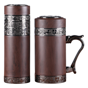 紫砂内胆保温杯送父母长辈老师实用礼品茶杯纪念礼品定制logo