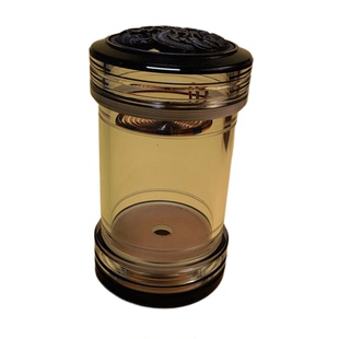 G0048#鸣虫具65直径李勇蝈蝈罐配徐一舟等距簧手工椰壳雕刻蒙心