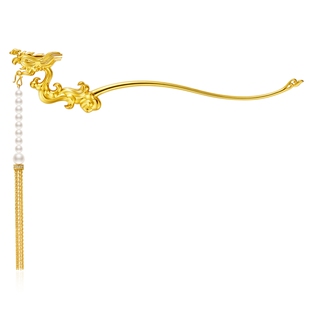 吾往有凤来仪发簪新中式珍珠流苏凤钗国风汉服过年旅游结婚礼物