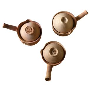 磨达纳磨达腊烤茶罐 传统慢轮陶手工360ml 老人古法传承煮茶插花