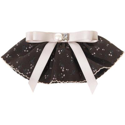 兰诺印花蝴蝶结发夹女2026新款高端后脑勺高级感轻奢风半扎一字夹