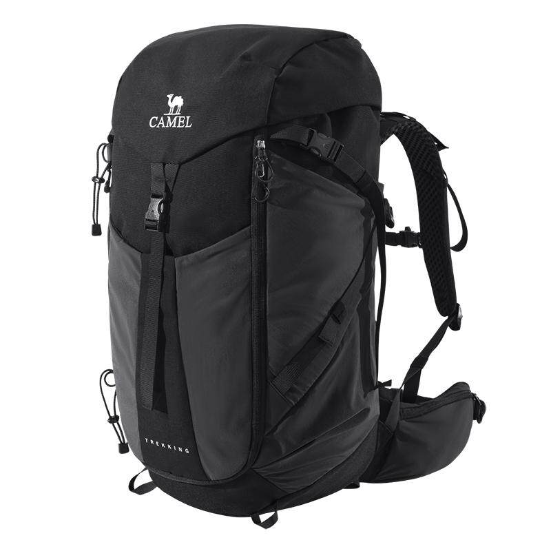【U型大拉链】骆驼登山包专业大容量双肩包户外爬山旅行摄影背包
